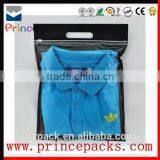 Clear Clothes Plastic Packing Bag/plastic Garment Packaging Bag/zipper Clothes Packaging Bag