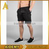Wholesale Blank Athletic Polyester Dri Fit Gym Mens Sport Running Black Shorts