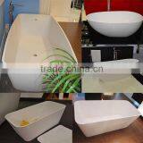 Indoor Square Freestanding Cheap Acrylic Bathtub 170 cm thumbnail-3