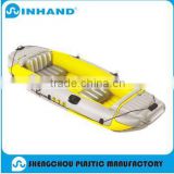 Promotional Top Quality yellow /grey/blue PVC inflatable Fishing Boat