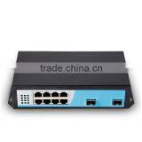 OEM 5v 8 Port Gigabit Switch With 2 1000mbps Sfp 20km thumbnail-3