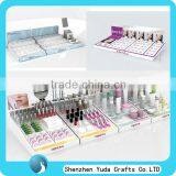 OEM PMMA acrylic cosmetic point of sale display, makeup display unit, cosmetic display set