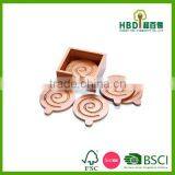 2016 Best Selling Premium Bamboo Mug Coaster Wholesale thumbnail-2