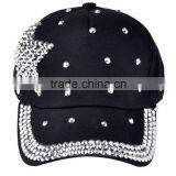Fashion Design Custom Rhinestone Wholesale Brand Caps Hats thumbnail-4