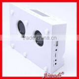 2015 Promotional New Hotel Bluetooth Alarm Clock Wireless Speakers With Usb Charger