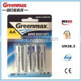 MSDS R6P 1.5V AA Battery Carbon Zinc Battery thumbnail-2