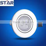 Star New Type Patent SMD Led Ceiling Light 3w Round Silver Factory Direct Price thumbnail-3