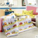 Kindergarten baby 100% cotton quilt 3 pieces cartoon bedding sets