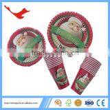 007 Christmas Decoration Custom Printed 8oz Red Paper Cup thumbnail-5