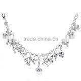 Alibaba Fashion jewelry silver plated bracelet 12 Chinese zodiac pendant jewelry