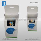 OEM retail cardboard dum bin display stands with cheap factory price