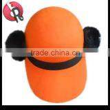 Wool Felt Hat With Fur Ball thumbnail-1