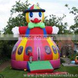 Clown Inflatable Moonwalk Disco Dome Bouncy House Kids Jumper Houses
