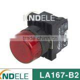 Simple-type Illuminated Indicator , 24V 110V 220V 380V Light Switch B2-EV
