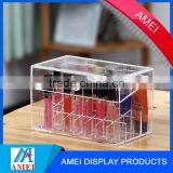 Gold Supplier and Super Discount Cube Square 3mm Makeup Organizer Acrylic Cosmetic