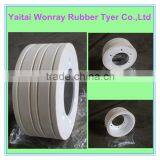 Groove Pattern Solid Tire With White Rim 10x4 thumbnail-1