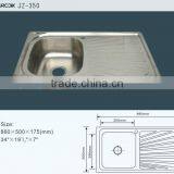 Deep Single Bowl Single Tray 86*50 Stainless Steel Kitchen Sink thumbnail-2