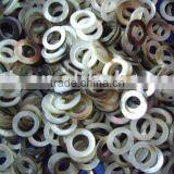 Black Mother of Pearl Shell Crafts -ring Donut thumbnail-1