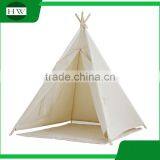 Wholesale Cotton Canvas Wooden Pole Tipi Pour Chien Kids Children Play Teepee thumbnail-5