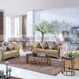 Classic Style 304 Stainless Steel Leather Sofa Set, Stainless Steel Living Room Furniture