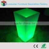 Modern RGB LED Color Lighting Plastic Flower Planter thumbnail-3