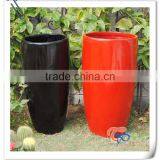 Wholesale Poly Resin Contemporary Round Flower Garden Pots thumbnail-1