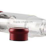 Popular Fancy Pyrex Fruit Infuser Glass Water Bottle With Silicone Sleeve thumbnail-2