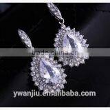 Wholesale Stock Small Order Fashion Women Top Grade Drip Zircon Earrings thumbnail-1