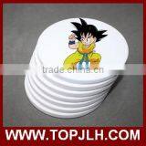 Promotional Gift Sublimation White Blank Round Ceramic Coasters thumbnail-5