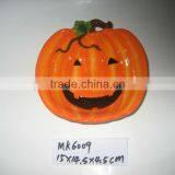 Ceramic Pumpkin Halloween Plate thumbnail-1