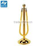 Golden Plated Rope Stanchions for Hotels thumbnail-2