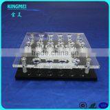 Custom Fashionable 2 Tiers Acrylic Cosmetic Display Lipstick Stand Holder thumbnail-3