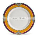 New Product Luxury 12" Gold Rim Bone China Charger Plates thumbnail-3