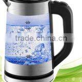 1.7L NEW DESIGN BOROSILLICATE GLASS ELECTRIC KETTLE thumbnail-1