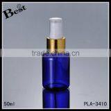 Hot Selling Cosmetic Toner Fragrance Perfume 2017 Hot New Products Blue Empty 50ml Plastic Spray Bottle Wholesale thumbnail-3