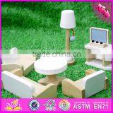 2016 Newest Baby Wooden Doll Furniture, Top Fashion Kids Wooden Doll Furniture, Best Chiodren Wooden Doll Furniture W06B045 thumbnail-6