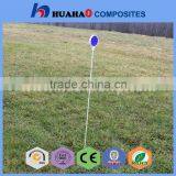 1/4"x36" Safety Marker, 3" Red Round Reflector With Fiberglass Shaft thumbnail-6