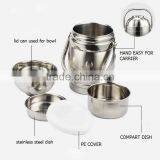 Detachable School&Office Use Lunch Box With Handle Office Use Stainless Steel Food Box thumbnail-6