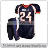 Gym Custom Sublimated League Football Jerseys Game Multicolor Polyester America Football Shirts Suits Uniforms thumbnail-5