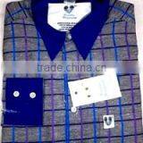 MENS EXECUTIVE FULL SLEEVES POLY COTTON CHECKS SHIRTS thumbnail-6
