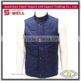 Latest Design Winter Men Vest Jackets With Metal Zipper thumbnail-1