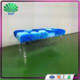 New Fashion Leather Sofa Bed Modern Lucite Sofa I-Shaped Sofa Bench thumbnail-2