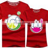 100% Pure Cotton Round Neck Fashion Design Couple T Shirts thumbnail-4