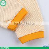 2017 New Design Warm Cartoon Embroidery Baby Long Sleeves Pajamas Made From Baby Clothes Factory thumbnail-5