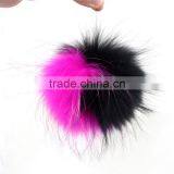 Myfur Customized Bi-color Real Raccoon Fur Pom Poms Accessory thumbnail-1