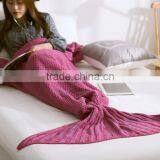 Hot Selling Adult/child/baby Mermaid Blanket Crochet Mermaid Tail Blanket thumbnail-2