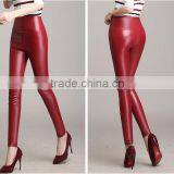 EY0053L Lady High Quality PU Leggings,hot Sale Women Winter PU Legging thumbnail-4