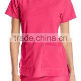 Women's V-neck Scrub Top Staff Nurse Uniform thumbnail-3
