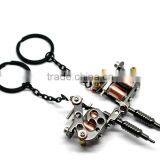 Best Sale Gunmetal Mini Tattoo Machine Key Chains & Key Ring thumbnail-3