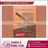 Alphabet Punching Set for Leather